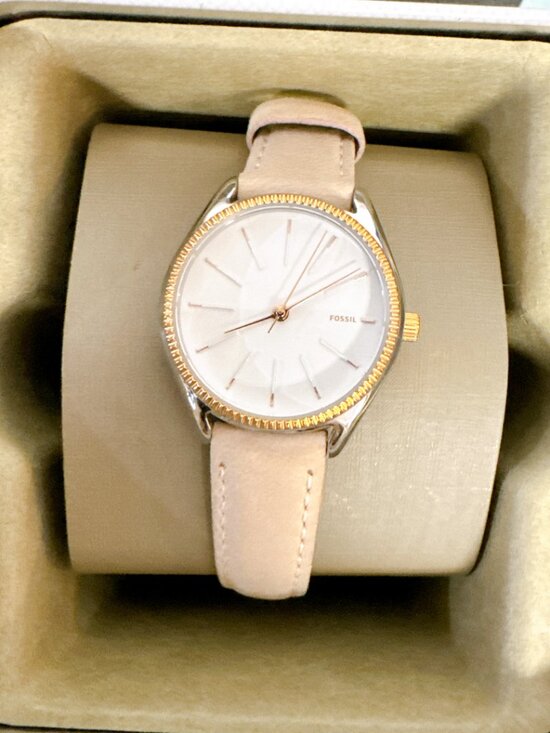 Fossil ES4574 Beige Leather Women Watch main image 5